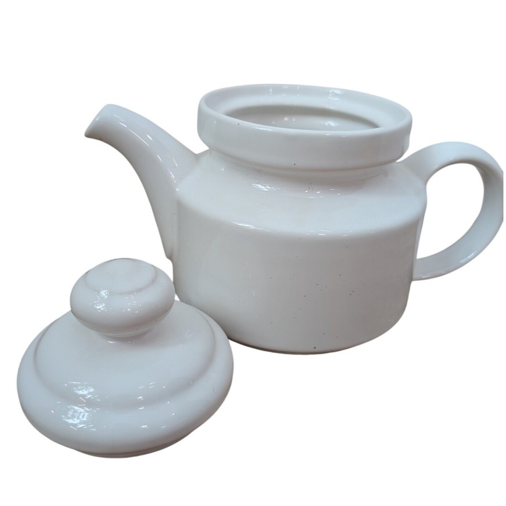 Waechtersbach Spain White Porcelain 5 Cup Tea‎ Pot Vintage